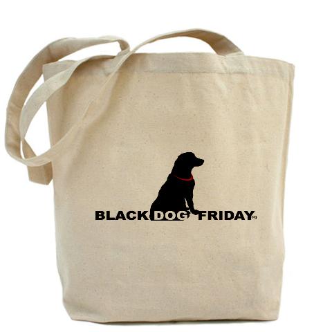 black_dog_friday_tote_bag