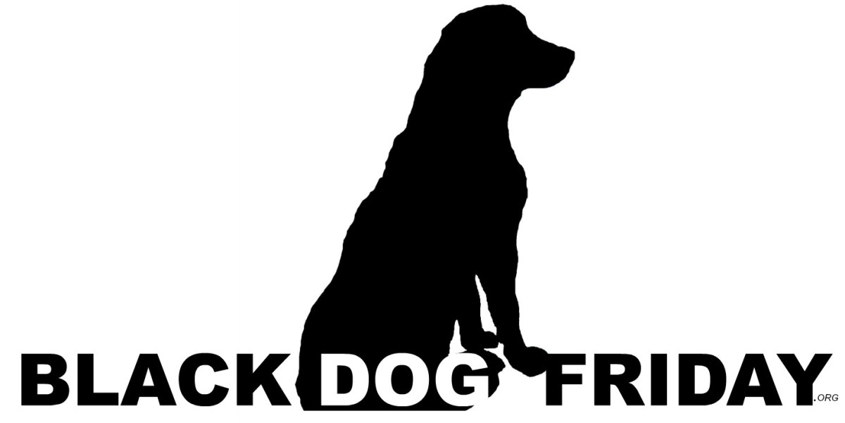 Free Black Dog Friday Adoption&nbsp;Poster